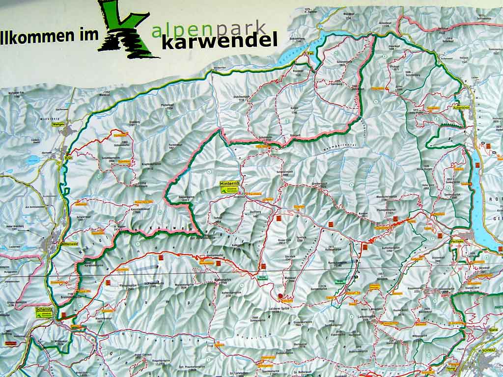 Routenverlauf Karwendeltour